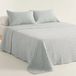 GAMUSI Nara Sprei - Gewatteerd - Superzacht - 270 x 270 cm + 2 Kussenslopen - Hemels