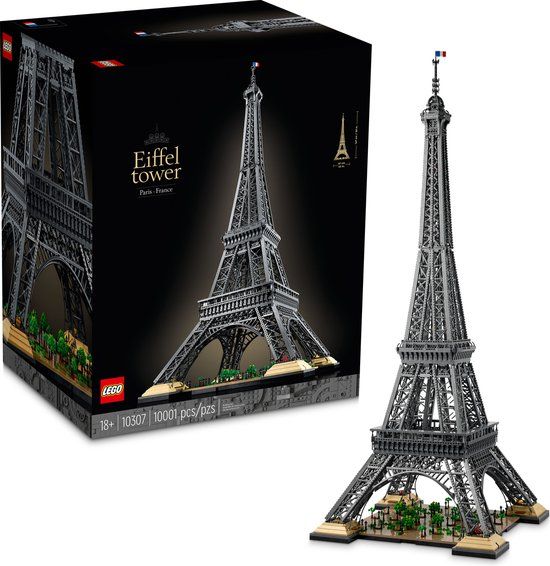 LEGO ICONS Eiffel tower 10307, Bouwpakket, 18+ jaar, 10001 stuk(s)