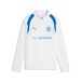 PUMA Haut d’entraînement à 1/4 zip Olympique de Marseille Enfant et Adolescent, Accessoires, Blanc, 13-14Y