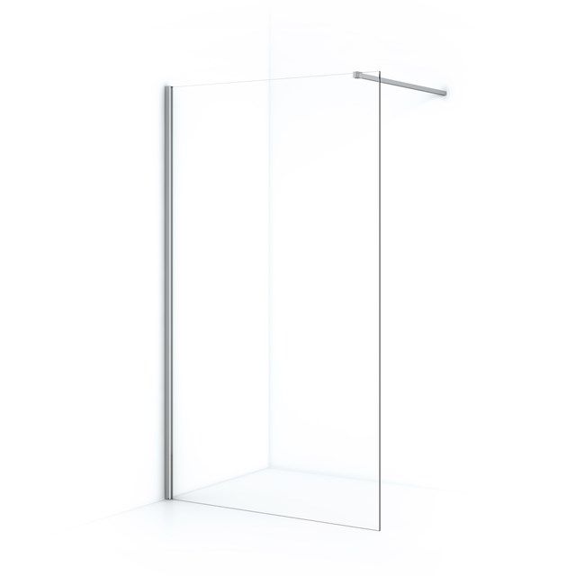 Maxaro Inloopdouche Diamond 110cm 8mm Helder Veiligheidsglas Chroom