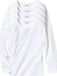 Vertbaudet Set van 4 T-shirts wit