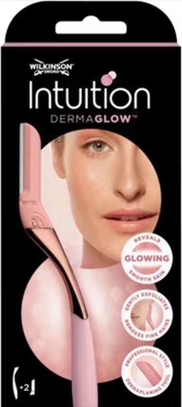 WILKINSON SWORD Intuition Dermaglow Facial Hair Remover - 2 scheermesjes
