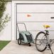 Maison Exclusive - Remorque à vélo pour chien, gris, en tissu Oxford et métal