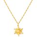 Glanzstücke München Ketting 925 zilver 45 cm roze zirkonia geel goud