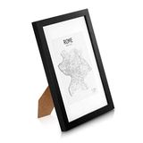 Classic Casa Chic Fotolijst, houten fotolijst 32 x 24 cm, A4 fotolijsten, wandfotodeur, frame wanddecoratie, pele-mele, verticaal/horizontaal display, met glasbescherming en overal