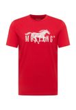MUSTANG Shirt 'Austin' rood / wit