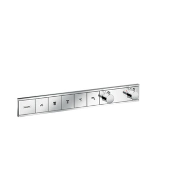 Hansgrohe RainSelect afbouwdeel v. inbouw douchekraan thermostatisch v. 5 functies 66.9x90cm mat wit 15384700