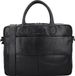 Hide & Stitches Porto Laptoptas 15,6 inch (34.5x19.4 cm) - 100% Leer - Zwart