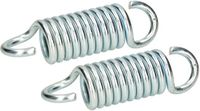 KOTARBAU® 2 stuks Schommelveer, Veer voor Hangmat, 7 mm, Verzinkt Staal, 10 Windingen, Zilver