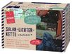 moses. Fernweh Lichtsnoer op zonne-energie, voor buiten, 15 m koperdraad, lichtketting met 150 warmwitte leds, incl. zonnepaneel met accu en grondpen, weerbestendige led-lichtketting met
