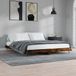 Maison Exclusive - Sommier sans matelas Chêne fumé 150x200 cm Matériau dérivé du bois