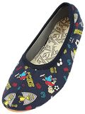 BECK Huisschoenen blauw / donkerblauw / geel / grijs / rood / zwart / wit