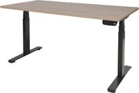 Schaffenburg Zit Sta Bureau - T-poot Elek 180x90 Havana Kersen -zwart frame