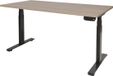 Schaffenburg Zit Sta Bureau - T-poot Elek 180x90 Havana Kersen -zwart frame