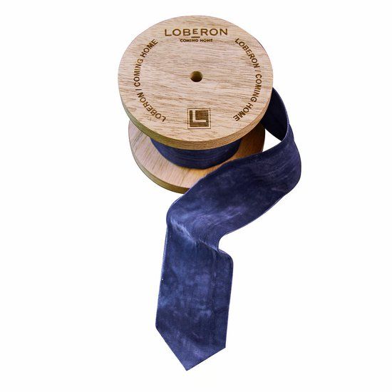 LOBERON Fluwelen lint Phaedra donkerblauw