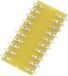TRU COMPONENTS Borstplaat Dubbele rij Totaal aantal polen 20 Papier bakeliet (l x b x h) 82 x 38 x 1.6 mm 1 stuk(s)