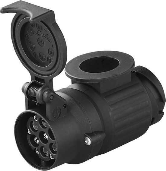 ProPlus Verloopstekker - 13-polig Jaeger naar Multicon-West - Zwart