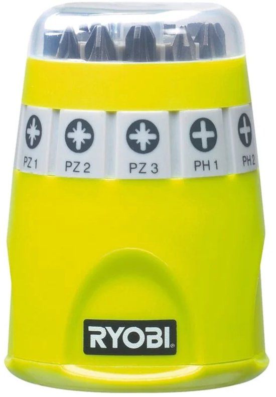 Ryobi RAK10SD - Schroevendraaierbits - 10 stuks - Metaal - Met opbergkoffer