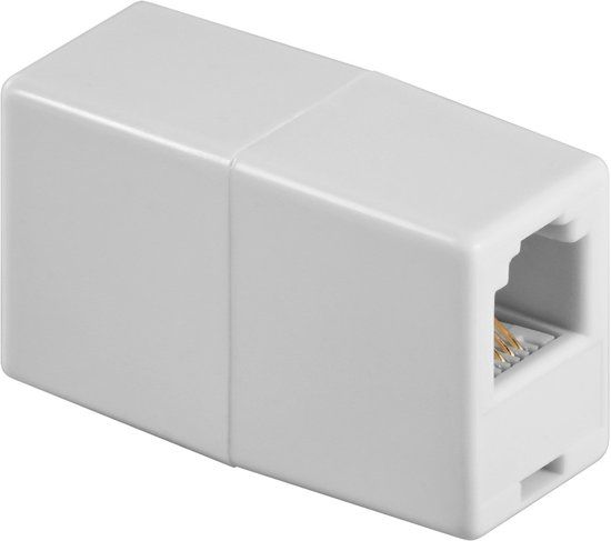 transmedia Telefoon koppelstuk RJ11 / crossed