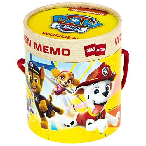 PAW Patrol Houten memo in koker - Hout - 2022