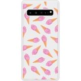 Samsung Bedrukt siliconen hoesje compatibel met Galaxy S10 5G Glace Rose