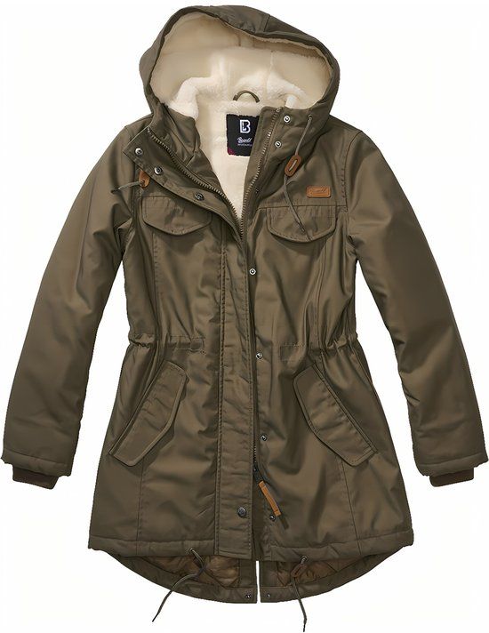 Brandit Mash Lake Parka Girls Dames Parka - olijf - 5XL