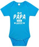 Bellatio Decorations Mijn papa is de liefste baby rompertje blauw jongens 68