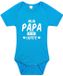 Bellatio Decorations Mijn papa is de liefste baby rompertje blauw jongens 68