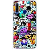 1001 coques Huawei Honor 20 Lite Bedrukt siliconen hoesje Graffiti 2