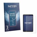 Savvies 3 Stuks Screenprotector - Geschikt voor Lenovo Tab One 8.7" - Beschermfolie Glas Transparant