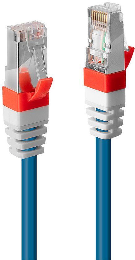 Lindy Cat.6 (A) SSTP / S/FTP PIMF Premium 0.5m netwerkkabel 0,5 m Blauw