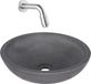 Differnz Ravano fonteinset - beton - donkergrijs - mat chroom