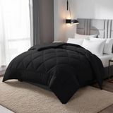 Arvion 4-Seizoenen Dekbed 240x260 cm - Microvezel - Ademend - Zwart