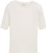 Tom Tailor Denim Pull en maille avec texture côtelée - Taille XL - blanc cassé