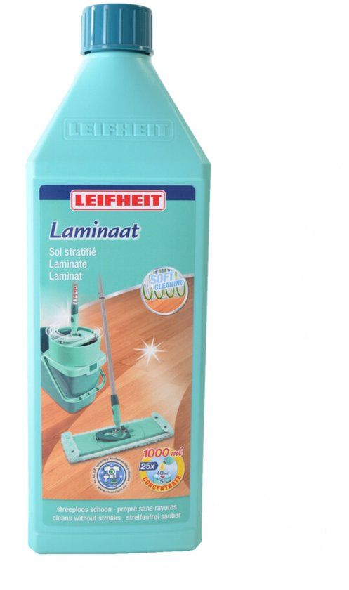Leifheit Laminaatreiniger - 4 x 1 liter - Voordeelverpakking
