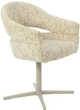 DÉJA Living Eetkamerstoel Milou - Taupe - Draaibaar - Set van 2