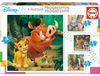 Bambi Set de puzzles progressifs - 4 puzzles - 12, 16, 20 et 25 pièces - Dès 3 ans
