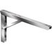 Vormann PROFI LINE Console pliante en acier inoxydable, capacité de charge de 200 kg, 400 x 270 x 30 mm