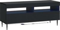 vidaXL TV-meubel HAARLEM 100 x 35 x 43 cm Zwart Bewerkt hout