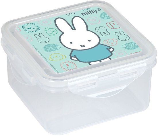 Miffy Friends Lunchbox Blauw Polyester 13 x 7.5 x 13 cm