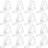 Ibenzoa® 16 Stuks Pince nappe transparente pour intérieur et extérieur, réglable et flexible