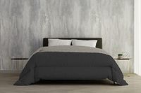 Italië Bed Linen Winter Donzen Dekbed, Lichtgrijs/Donkergrijs, 2-zits, 250 x 200 cm