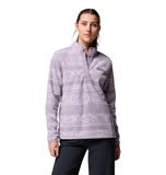COLUMBIA Benton Springs Printed 1/2 Snap Fleece Jacket Women Violet