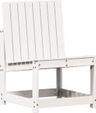 vidaXL Tuinstoel 50,5x55x77 cm massief grenenhout wit