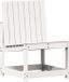 vidaXL Tuinstoel 50,5x55x77 cm massief grenenhout wit