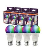 OSRAM SMART LED-lamp A60, B22D, 9W ZigBee 3.0, RGBW, 4-Pack