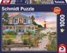 Schmidt - Puzzle - La maison de plage - 1000 pièces - Adultes - à partir de 12 ans