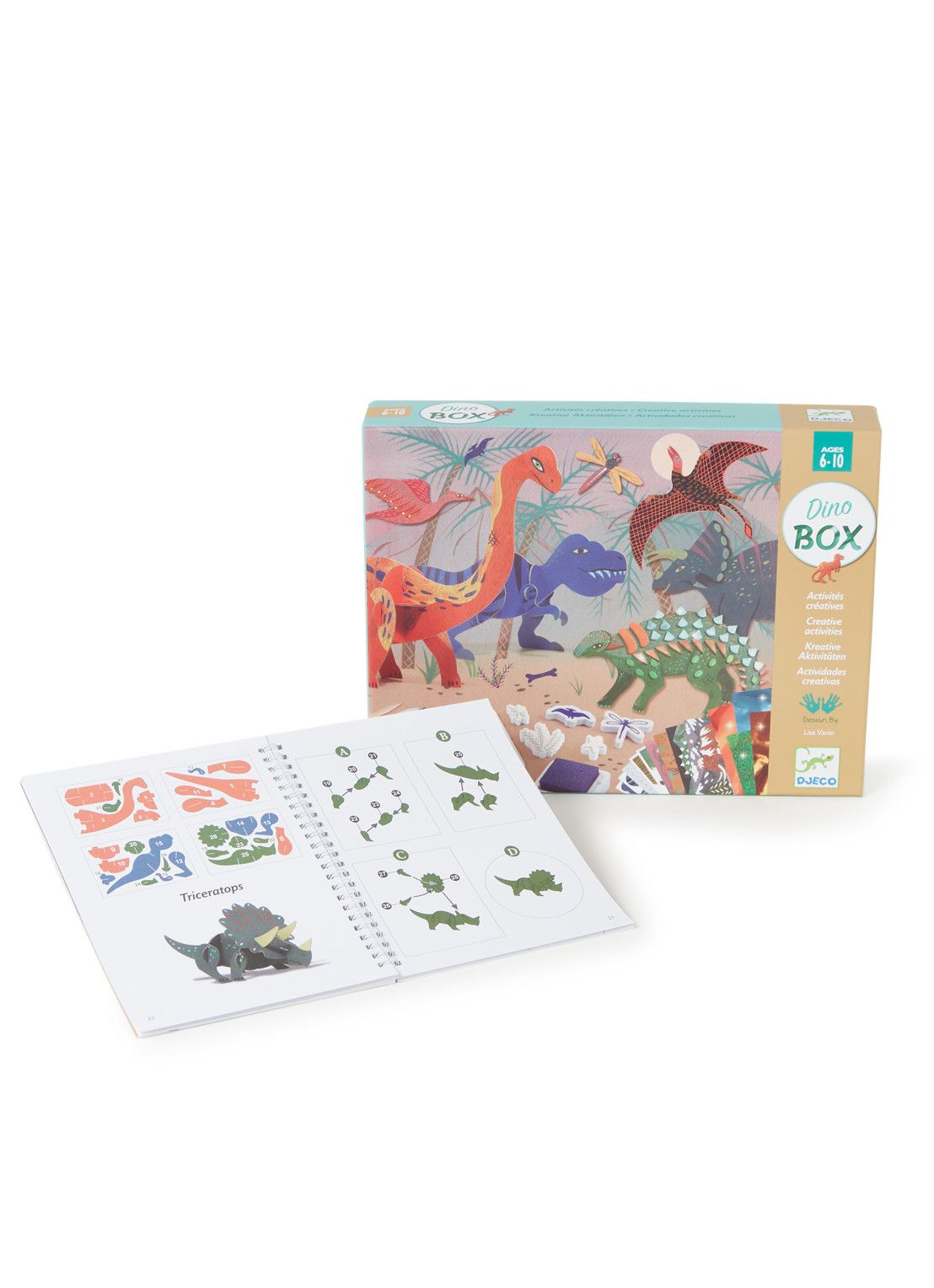 Djeco The World of Dinosaurs Creative Activities Box
