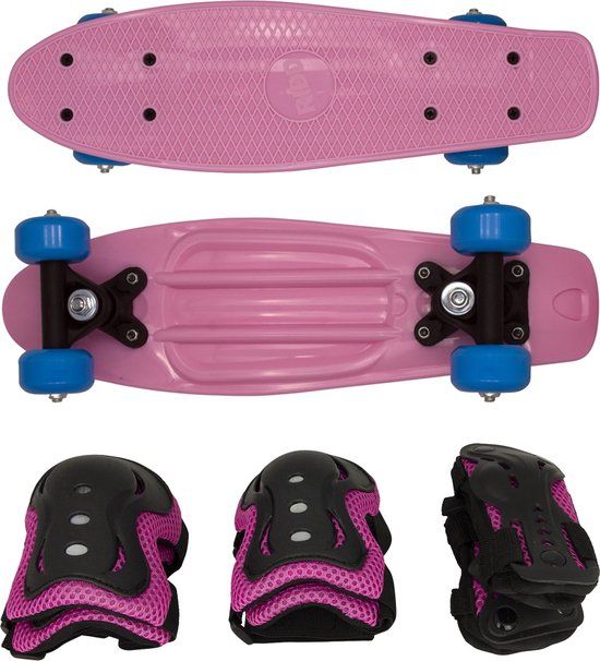 RIDD Pennyboard met Beschermset Meerkleurig Kunststof