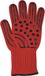 Mastrad Barbecue Handschoen, Rood, Kunststof, Stippen